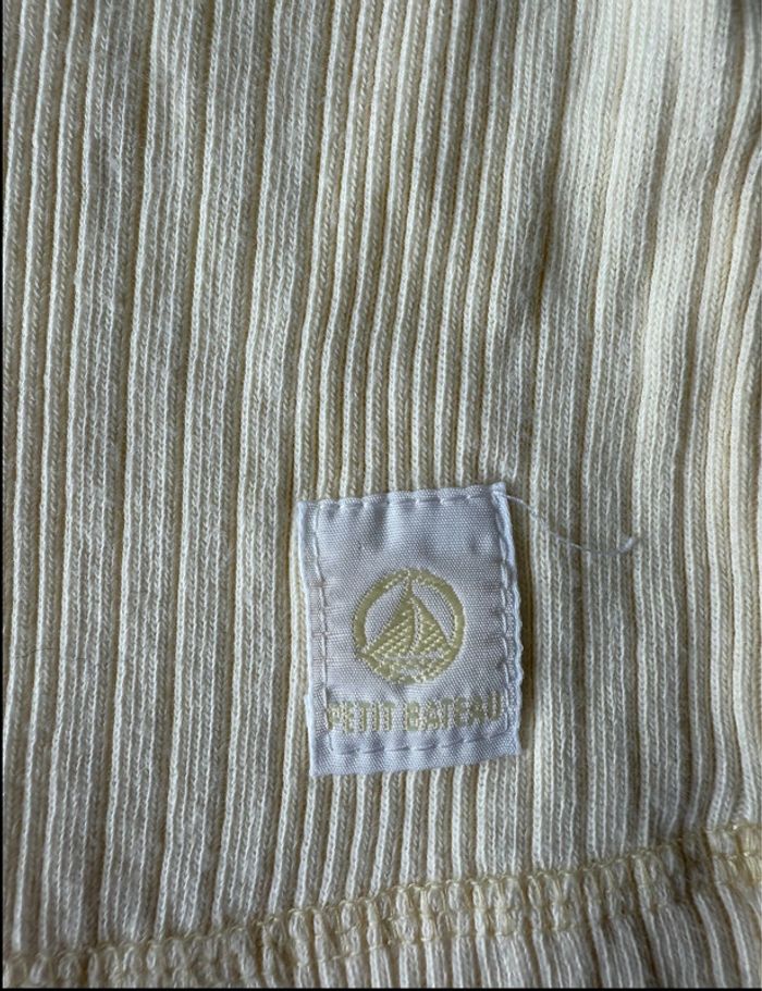 Brassière coton jaune Petit Bateau 3 mois - photo numéro 3