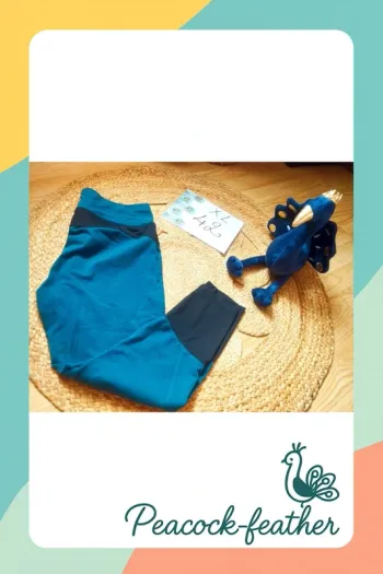 Legging de sport bleu Decathlon 42