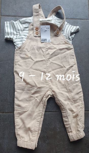 Ensemble salopette t shirt etr