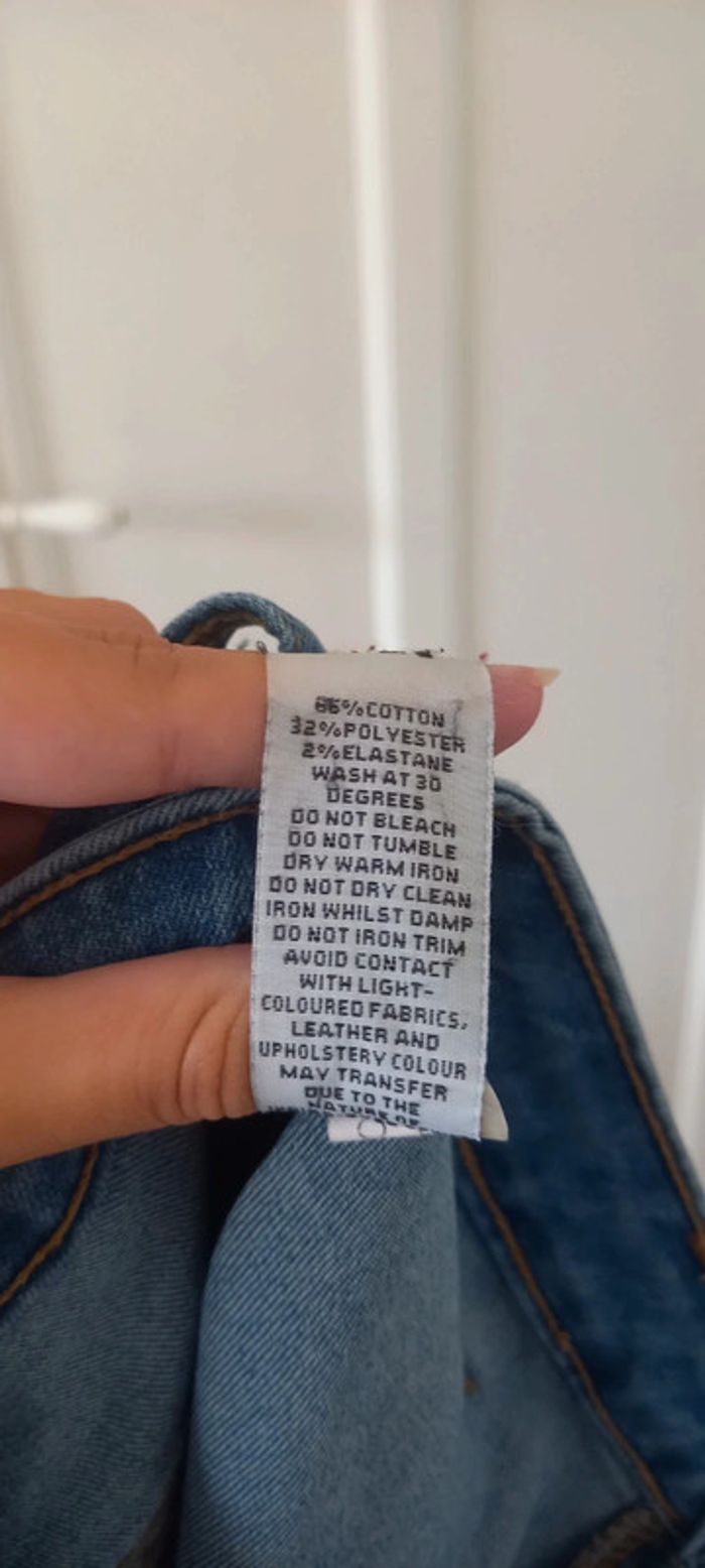 Jean bleu taille haute boohoo 38 - photo numéro 6