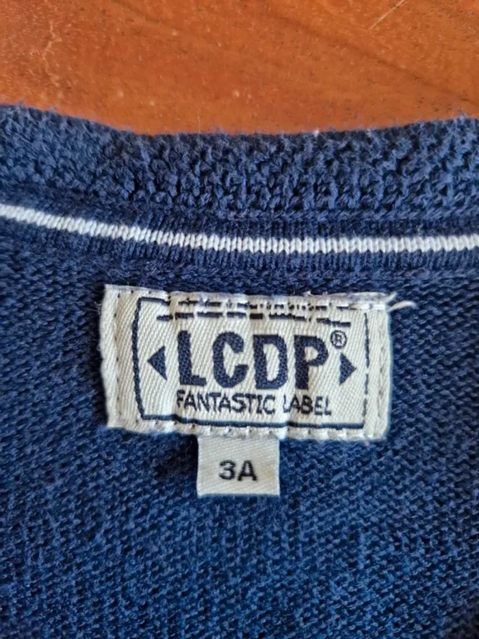 Gilets bleu marine 3ans - photo numéro 3