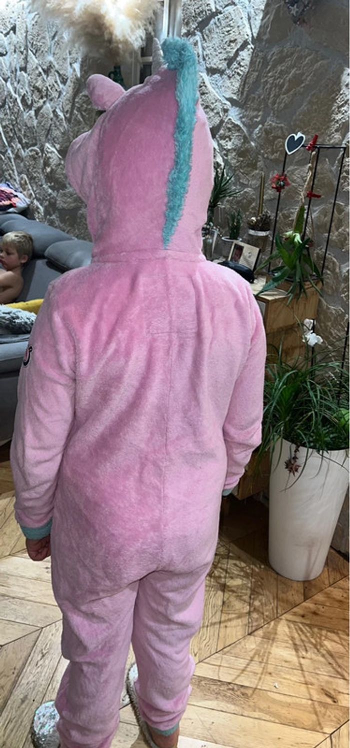 Combi Pyjama combinaison begummy polaire hiver 13-14 ans 13 14 licorne costume polaire tout doux - photo numéro 8