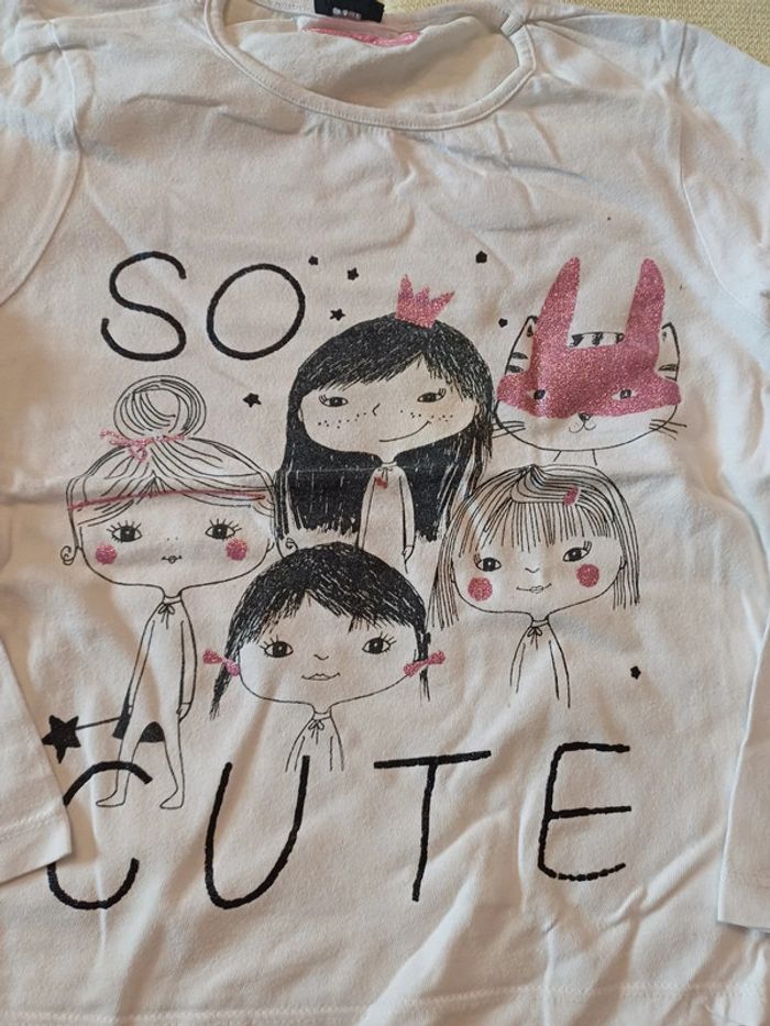 Lot t-shirts manches longues 4 ans - photo numéro 3