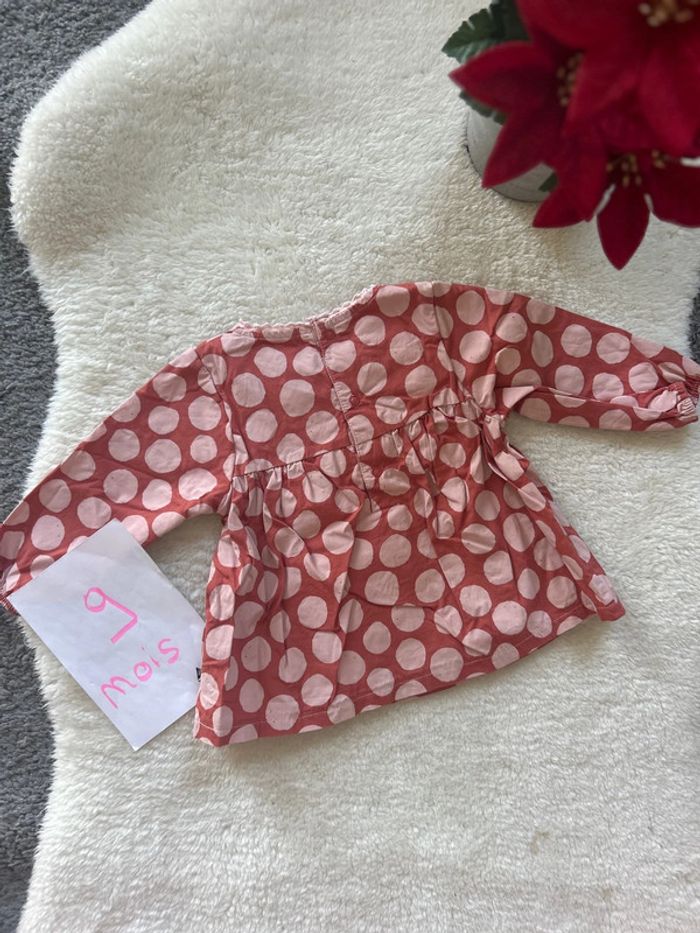 Blouse ML ~ sucre d’orge ~ 9 mois - photo numéro 3