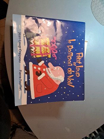 Livre petit loup et le pompon de Noël