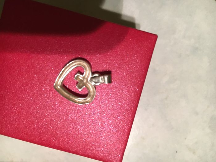 Pendentif cœur argent - photo numéro 2
