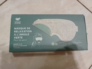 Masque de relaxation à l'argile verte