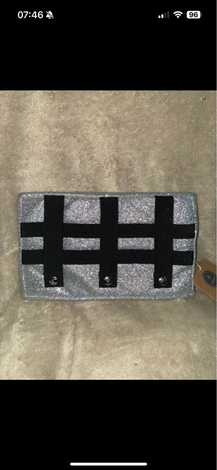 Pochette de Noël glitter buche de Noël - photo numéro 6