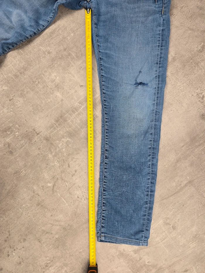 Jean blue jogg homme Le Temps des Cerises slim stretch taille 28 bleu effet délavé style casual - photo numéro 15