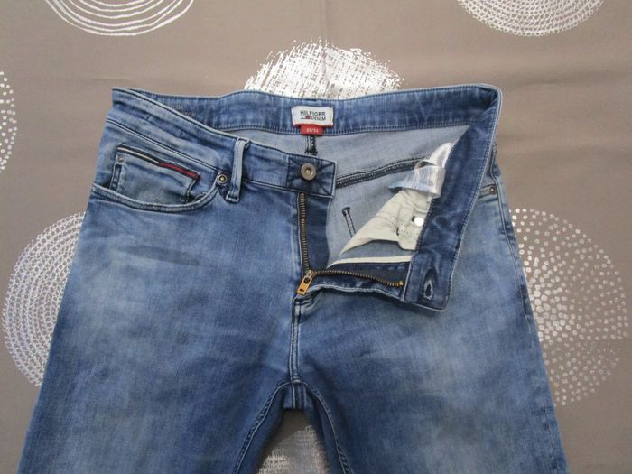 Jean Tommy Hilfiger Denim Jeans coupe dynamic slim stretch scanton Taille 40 W31 L32 Bleu (J141) - photo numéro 6