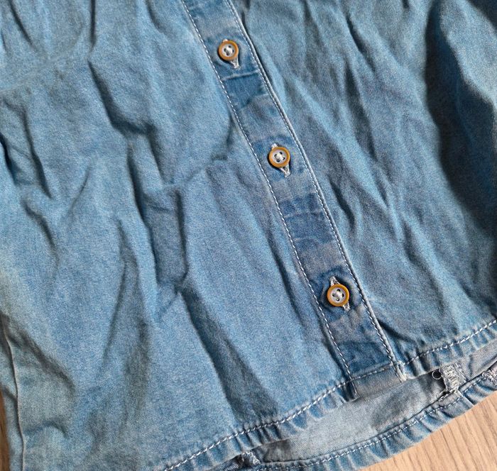 🌸 Blouse longue manche en jeans 18 mois 🌸 - photo numéro 6