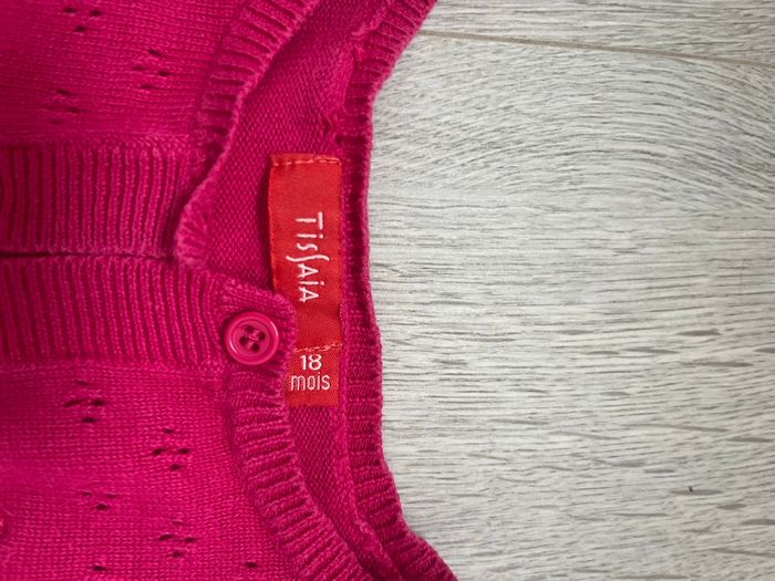 Gilet rose fille Tissaia – 18 mois - photo numéro 2