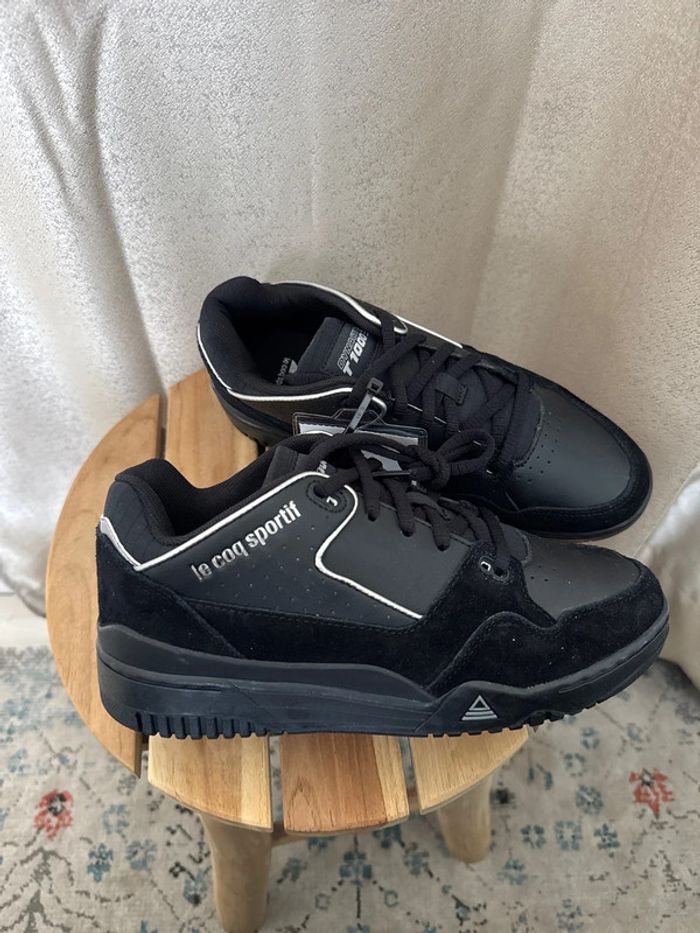 Baskets Le Coq Sportif Dynactif 1000 W noires – Taille 38 neuves - photo numéro 5