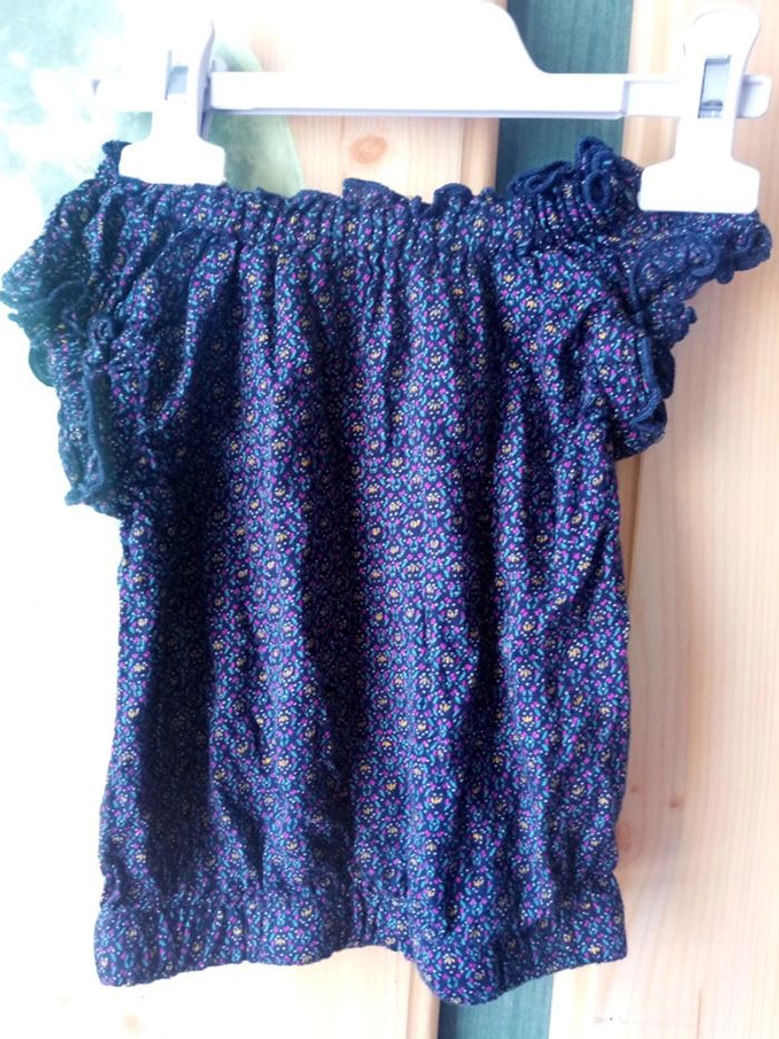 Blouse / t-shirt fleurs