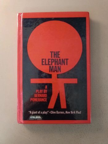 Rare et collector. The elephant Man a play by Bernard pomerance