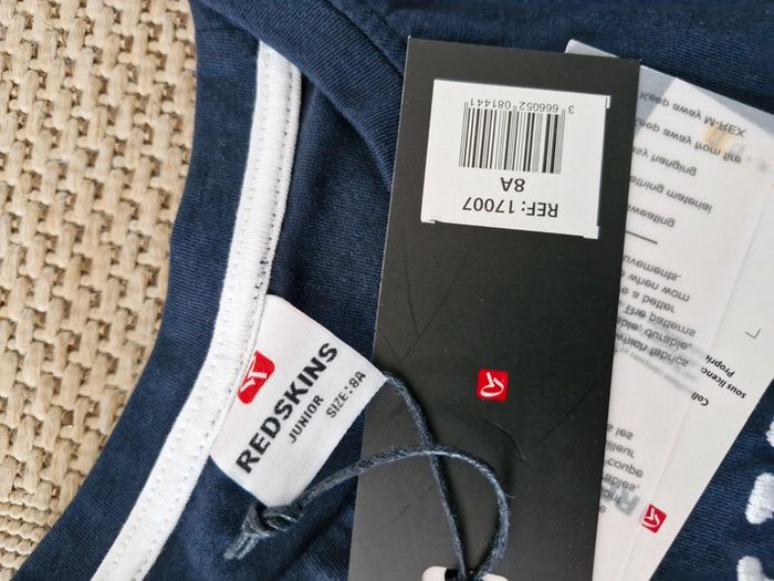 T shirt Redskins neuf 8 ans - photo numéro 2