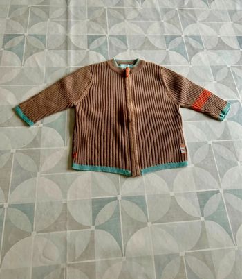Gilet garçon - bébé - 6 mois - Obaibi - en très bon état