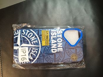 Coque stone island bleu ip16