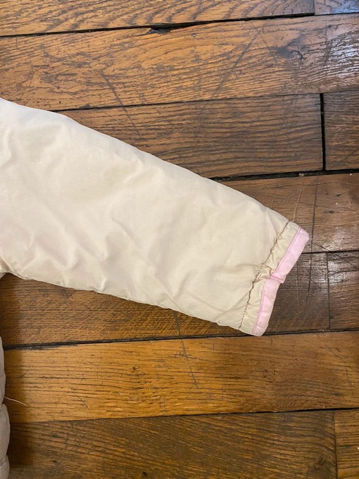 Manteau capuche Vynil Fraise Taille 3 ans - photo numéro 3