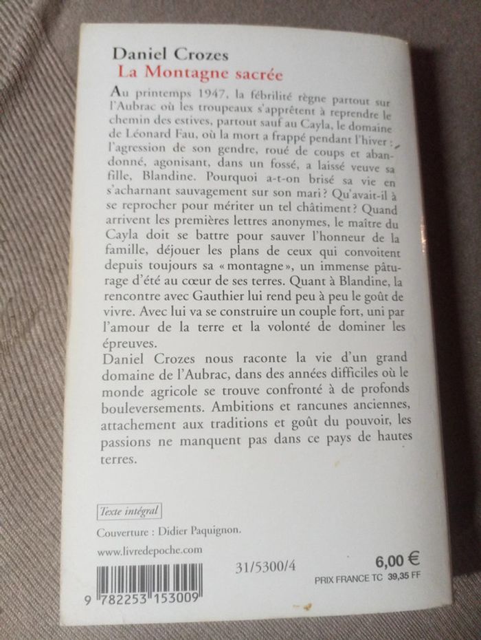 Daniel Crozes - La montagne sacrée - photo numéro 2