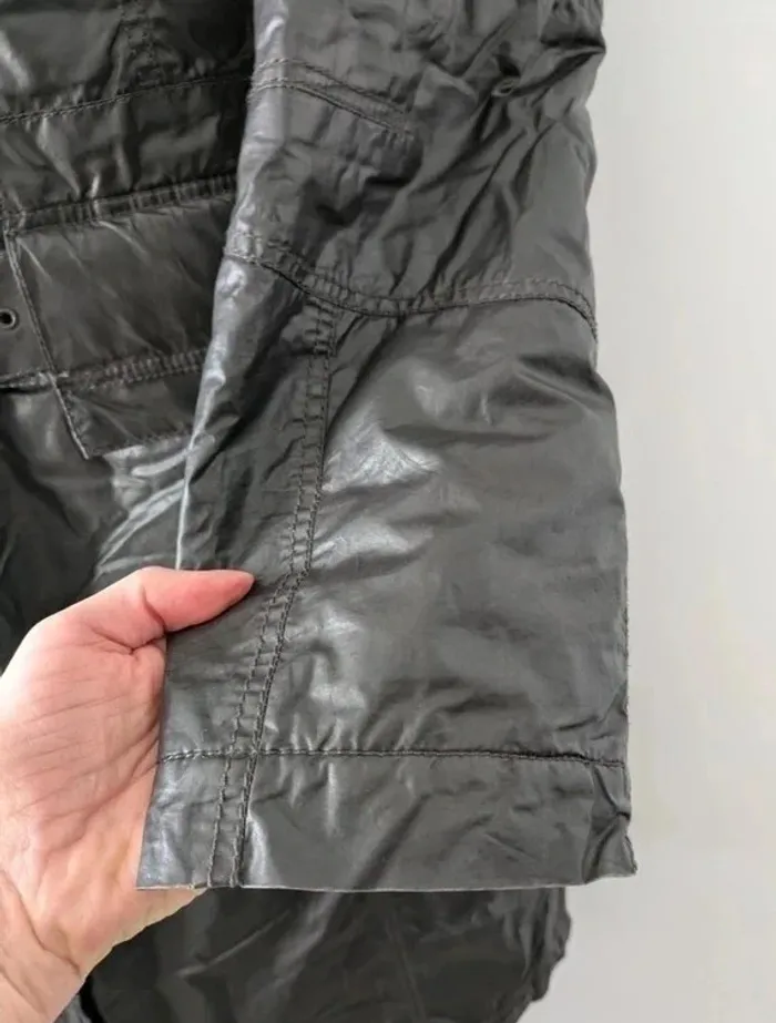 Parka manteau marron imperméable - IKKS - taille 36 - photo numéro 7