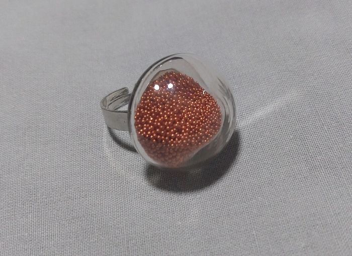 Bague avec dôme verre - photo numéro 4