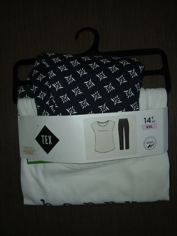 Pyjamas ete femme en coton XXL 44