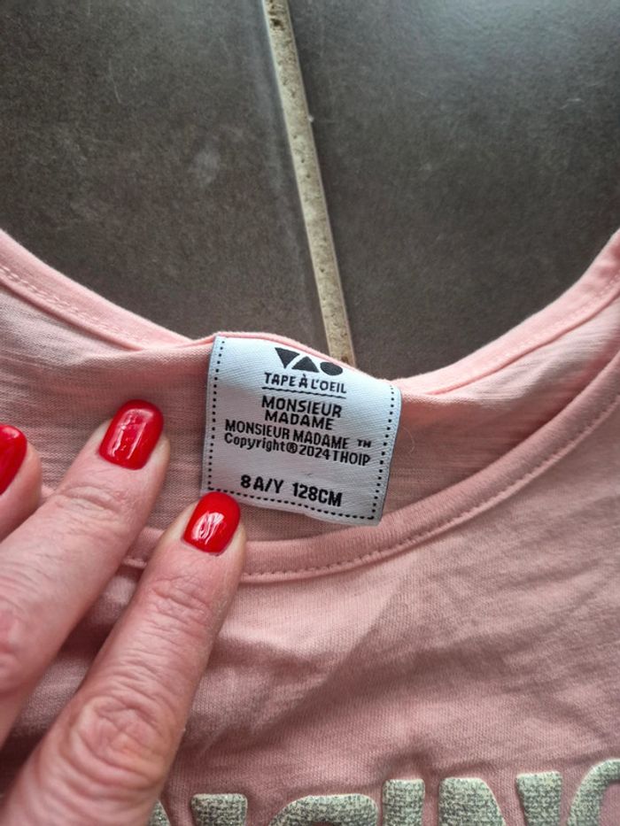 Tee-shirt neuf Monsieur Madame 8 ans by Tape à l'œil - photo numéro 3