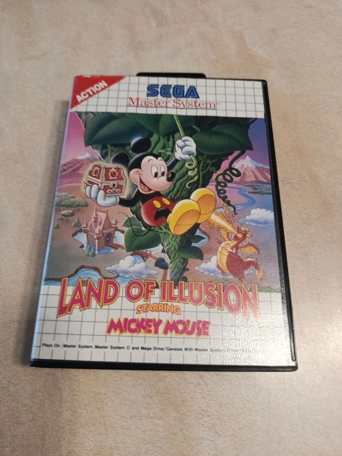 Jeu land of illusion sega master system