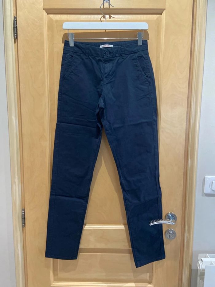 Pantalon Chino marine camaïeu