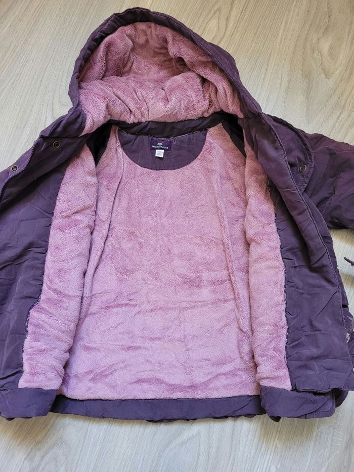 Manteau avec capuche et moufles fille 24 mois 86 cm Sergent-major - photo numéro 8