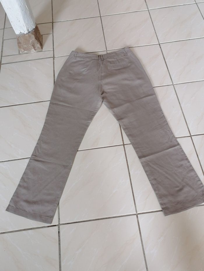 Pantalon lin femme - photo numéro 4
