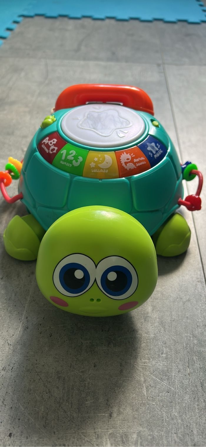 Jouer, tortue musicale