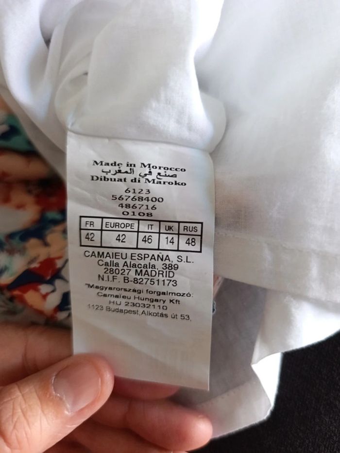 Robe d'été fleuri bretelle camaïeu t40-42 - photo numéro 11