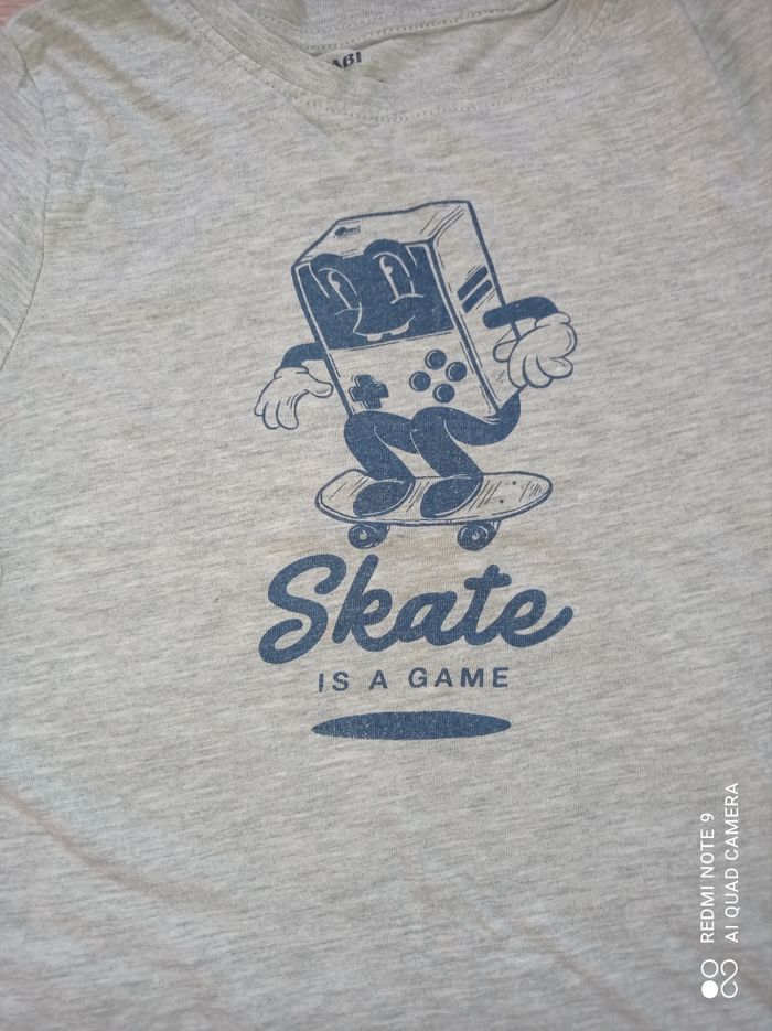 T-shirt manches courtes garçon éco conception, KIABI, taille 6 ans - photo numéro 2