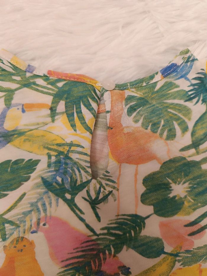 T-shirt jungle à manches courtes T. 18 - 24 mois Zara BabyGirl - photo numéro 5