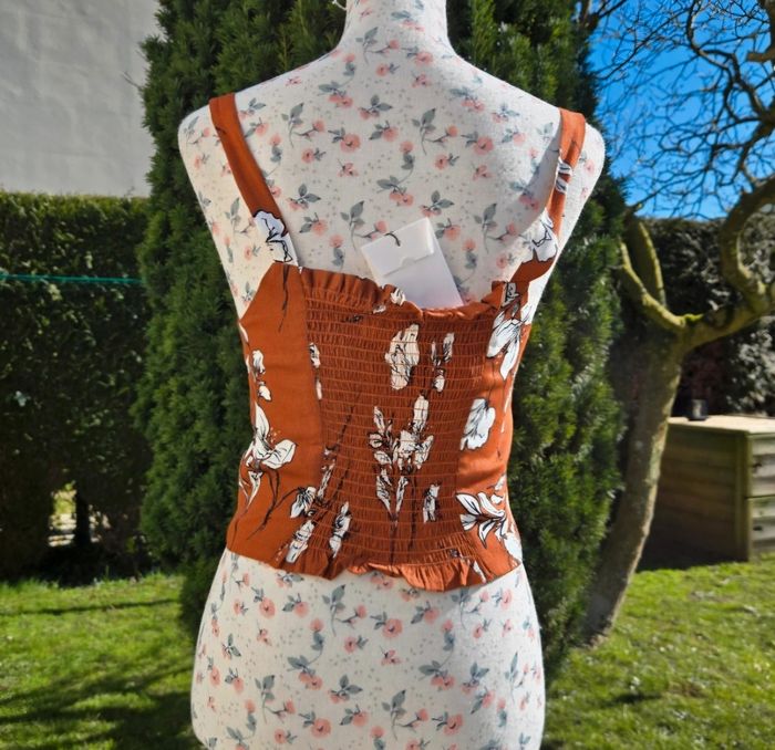 Top à bretelles rouge taille S - photo numéro 2