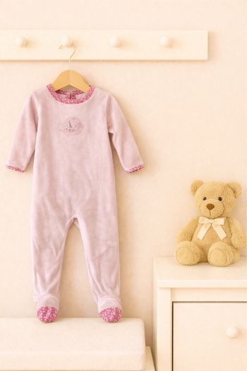 Pyjama velours Petit bateau  Taille 12 mois