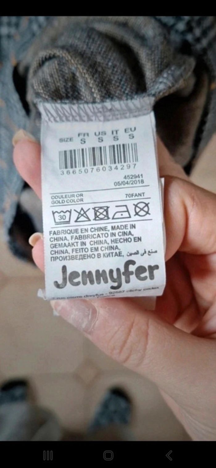 Combishort manches longues à carreaux Jennyfer taille S 👻 - photo numéro 6