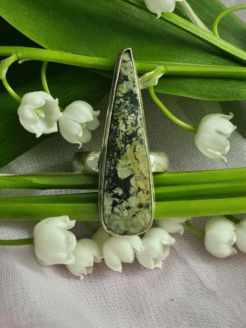 Bague en argent sterling 925 avec pierre african turquoise