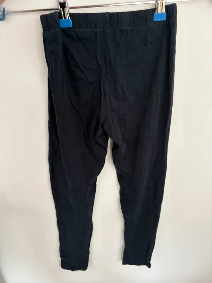 Legging fille 10 ans Kiabi bleu nuit - photo numéro 3