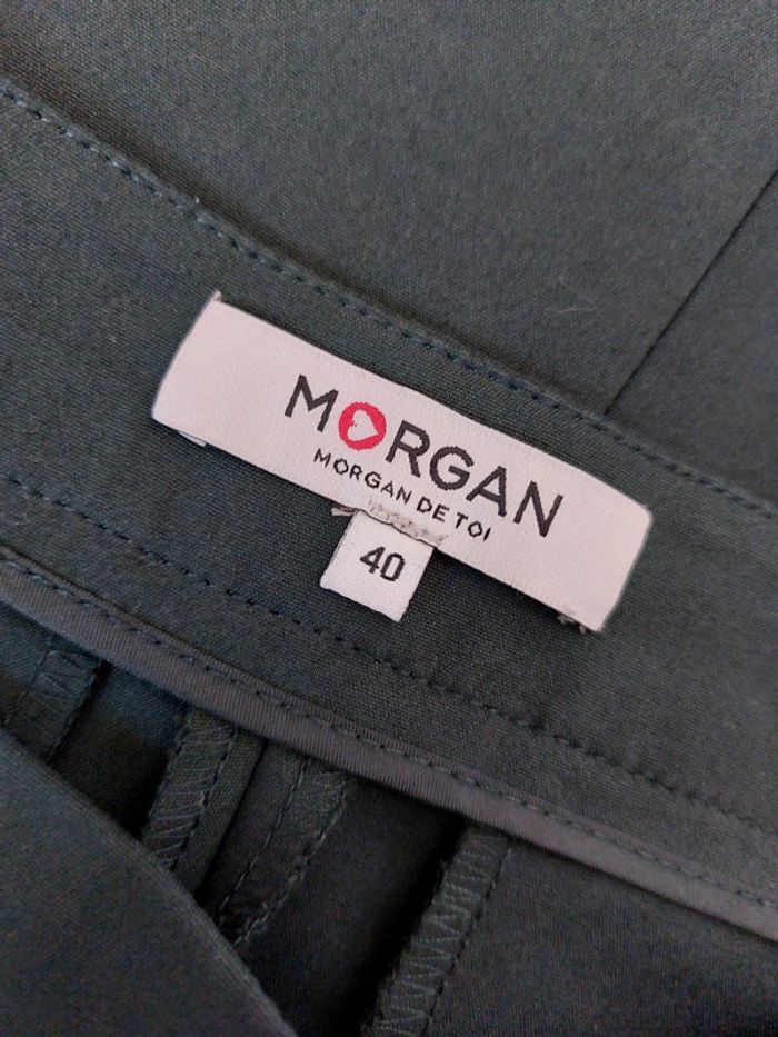 Jupe verte foncée avec boutons dorés Morgan 40 - photo numéro 5