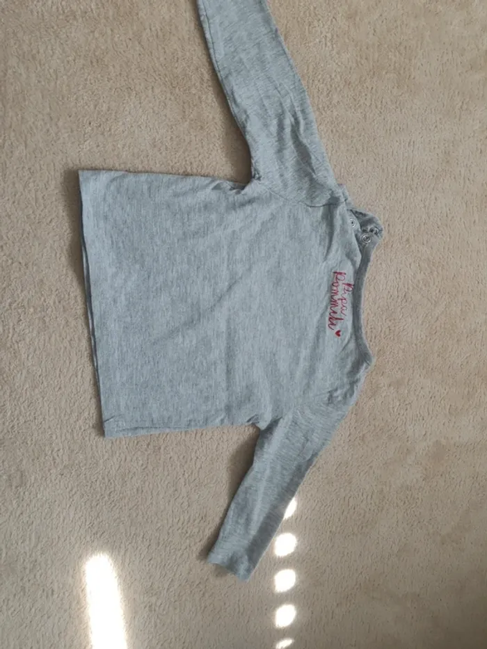 12/18 mois lot mi saison garçon jean cargo veste polaire tshirt - photo numéro 10