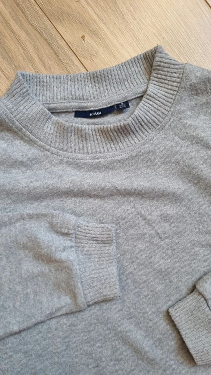 Pull tout doux léger Kiabi gris M mais plus 40 42 neuf - photo numéro 4