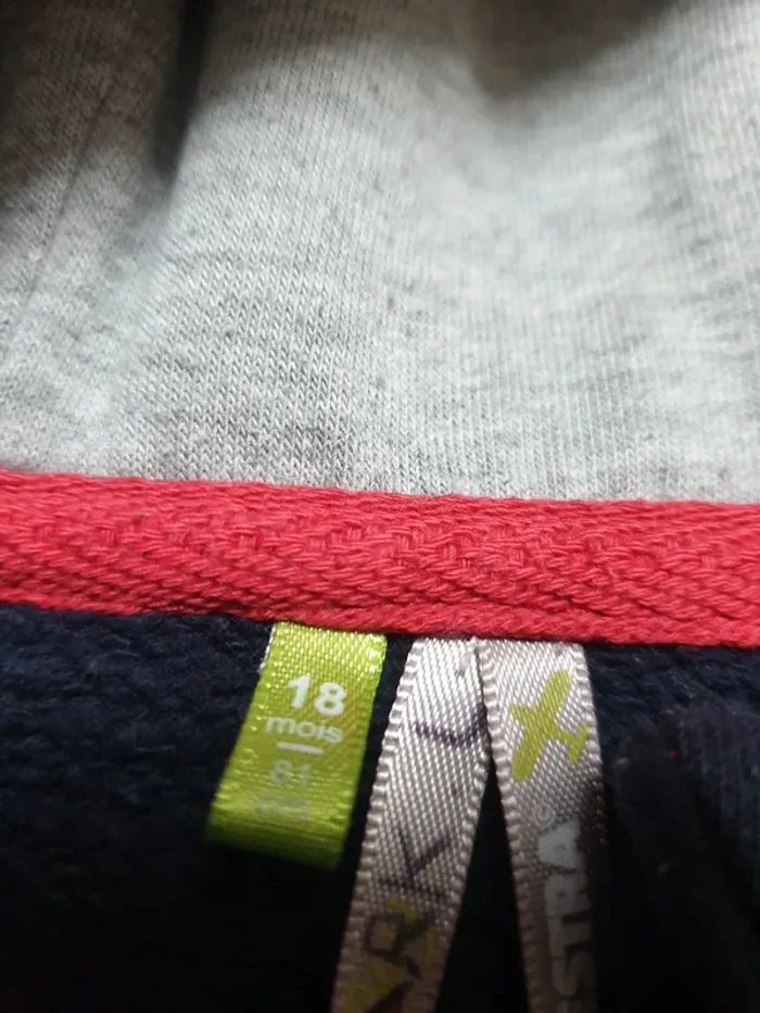 Lot de 3 vestes à capuche 18 mois - photo numéro 3