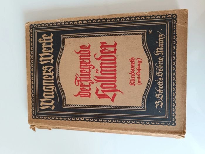 Wagner Siegfried partition piano seul allemande ancienne éditions Schott - photo numéro 2