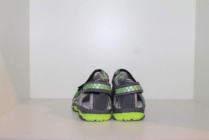 superbe sandales nus pieds grise et verte 22 - photo numéro 5