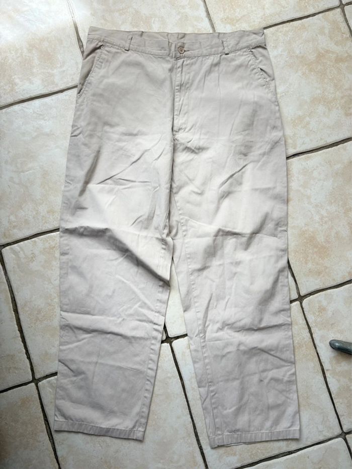 Pantalon Le Chameau - 100% coton - beige clair - taille 46 - neuf jamais porté - photo numéro 4