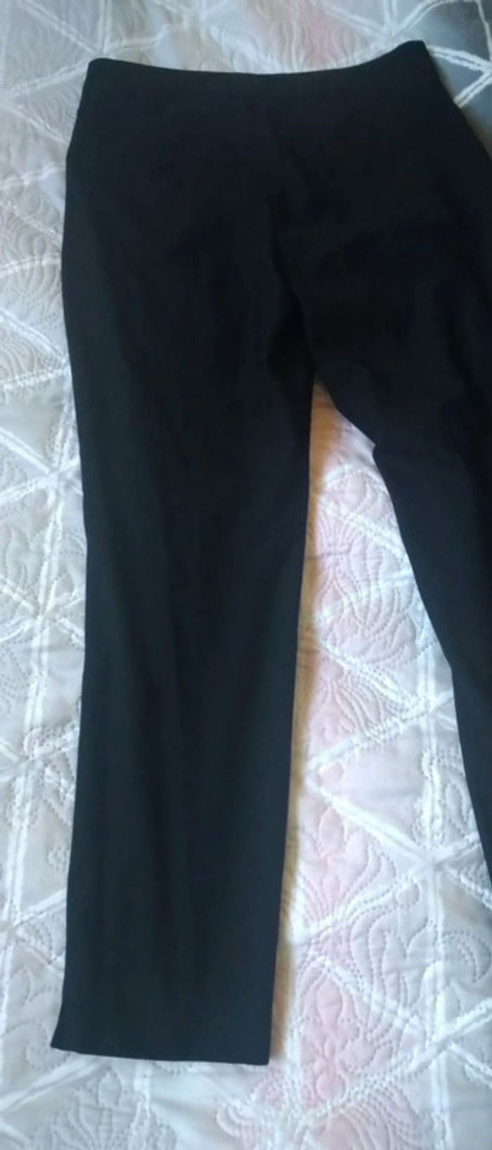 Pantalon droit style tailleur noir femme 34 zara - photo numéro 13