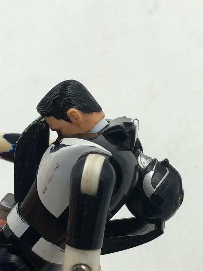 Figurine Power Rangers noir Flip Head Bandai 1993 14 cm - photo numéro 5